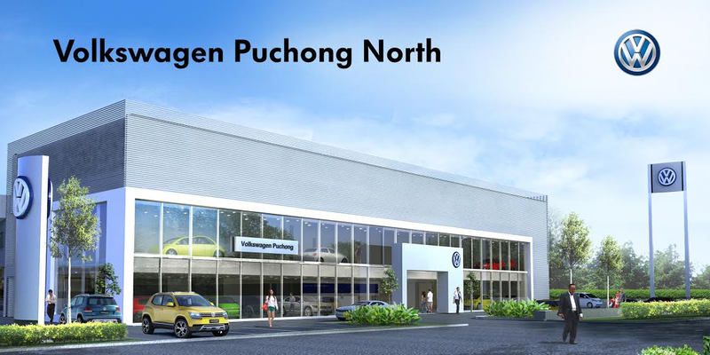 An artist's impression of Volkswagen Puchong North.