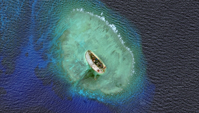 Sandy Cay is pictured in the South China Sea after 2015, in this handout photo provided by CSIS Asia Maritime Transparency Initiative/DigitalGlobe. u00e2u20acu201du00c2u00a0Reuters pic