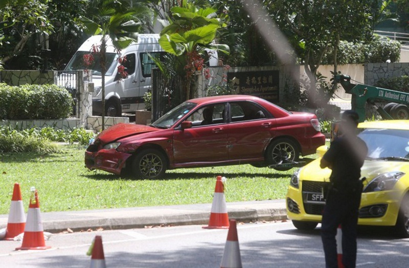 A man was shot dead and two others were detained following the shooting incident at 4.36am near the Shangri-La Hotel, where a high-security summit was ongoing on May 31, 2015. — TODAY pic 