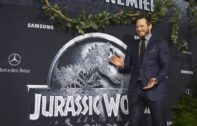 Cast member Chris Pratt poses at the premiere of 'Jurassic World' in Hollywood, California, June 9, 2015. — Reuters pic