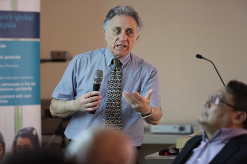 American academic James Piscatori, a professor at Durham University, speaks during the roundtable discussion on Islam and human rights, in Kuala Lumpur, June 14, 2015. — Picture by Choo Choy May