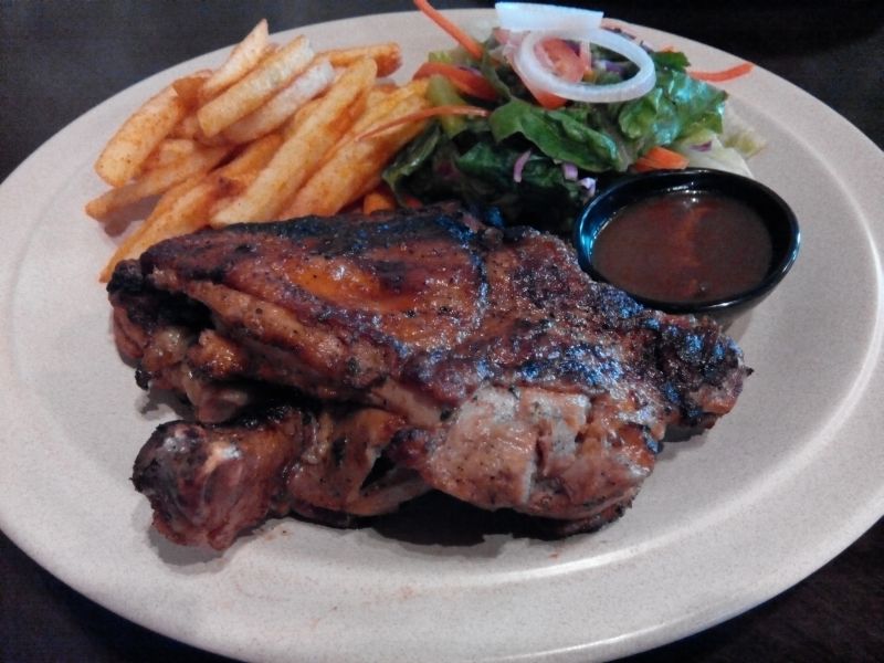 The chicken chop is one of the best-sellers at Jacknife Bar & Grill.