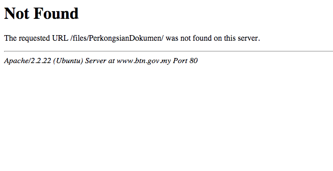 Screen capture shows that BTN has since removed the slides..