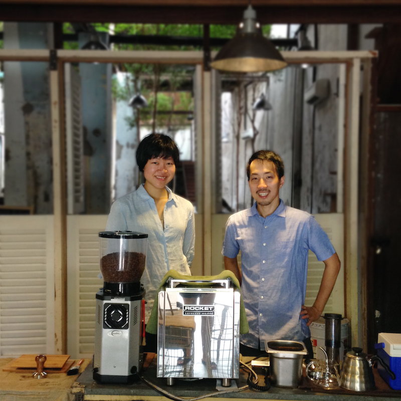Shean Tan and Joachim Leong are in charge of coffee, beverages and cakes at Awesome Canteen Sekeping Victoria. — Picture courtesy of Awesome Canteen