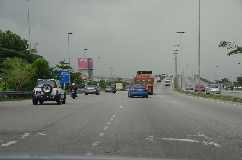 Changing lane at the last minute is okay if you have your signals on. — Picture by YS Khong