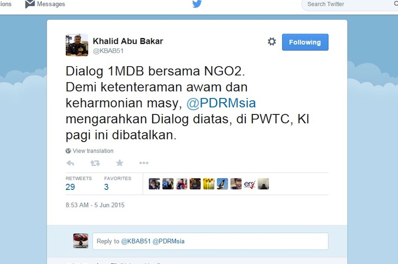 Screenshot of Kbab's tweet. 