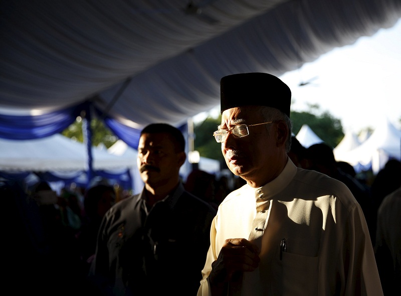 Malaysiau00e2u20acu2122s Prime Minister Najib Razak arrives for a news conference at a mosque outside Kuala Lumpur, Malaysia, July 5, 2015. u00e2u20acu201d Reuters pic