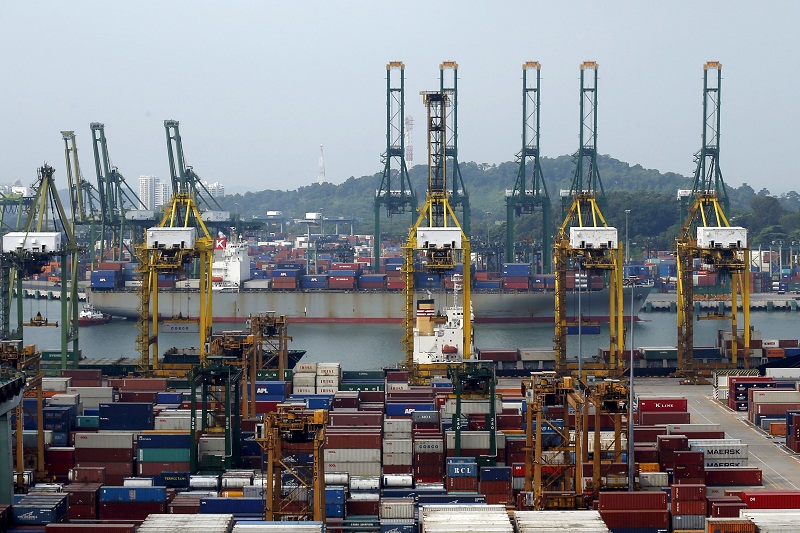 A general view of PSA Internationalu00e2u20acu2122s Tanjong Pagar container terminal in Singapore July 7, 2015. u00e2u20acu201d Reuters pic