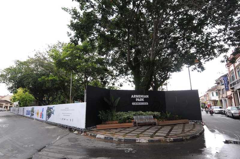 Armenian Park will undergo redevelopment soon. — Picture by K.E.Ooi
