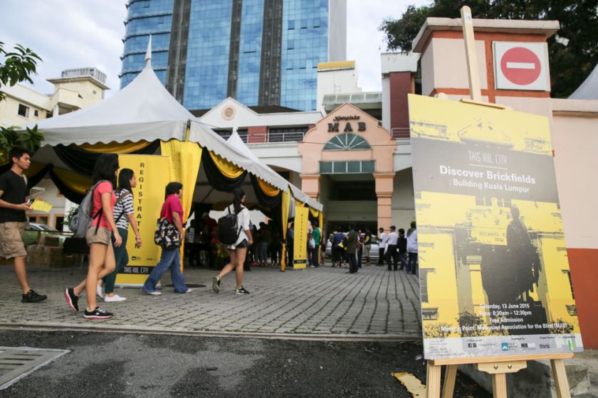 The Malaysian Association for the Blind was where the walk started... and ended. u00e2u20acu201d Picture by Choo Choy May