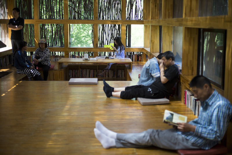 Li was captivated by the potential he saw in the village’s most abundant natural resource and built the library, which has become a popular destination for day-trippers from Beijing. — Picture by Sim Chi Yin/The New York Times