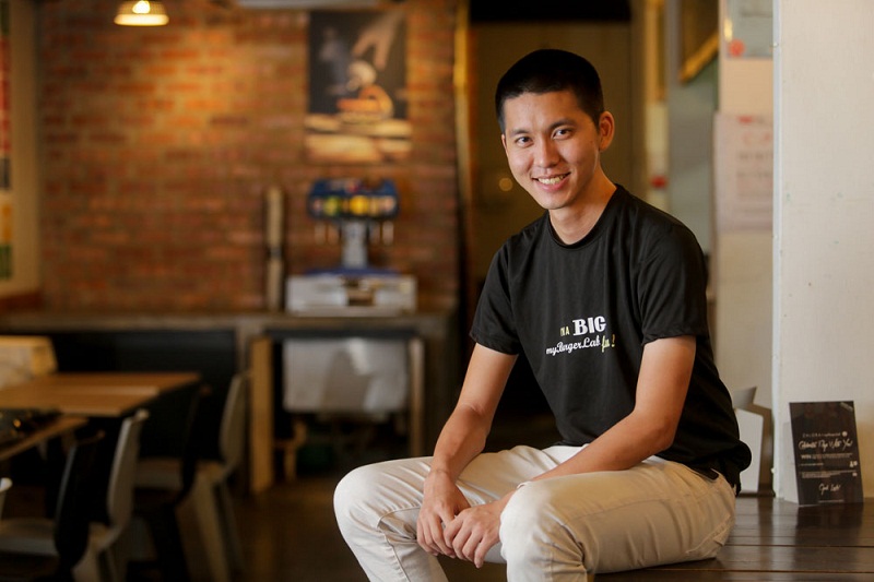 Teoh Wee Kiat of myBurgerLab poses for a picture. MyBurgerLab was the pioneer in the recent wave of millennial entrepreneurs.