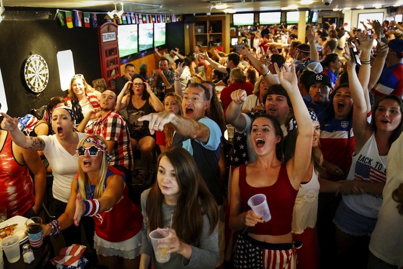 US fans react as they watch the Women's World Cup final soccer match between USA and Japan, at the Underground Pub and Grill in Hermosa Beach, California July 5, 2015. u00e2u20acu201du00c2u00a0Reuters pic
