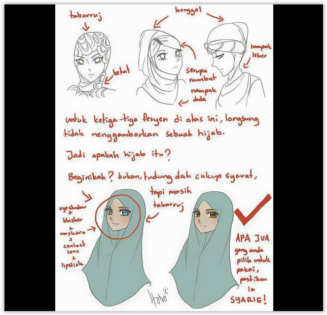 Screencap from Wanita ISMA's Facebook page. 