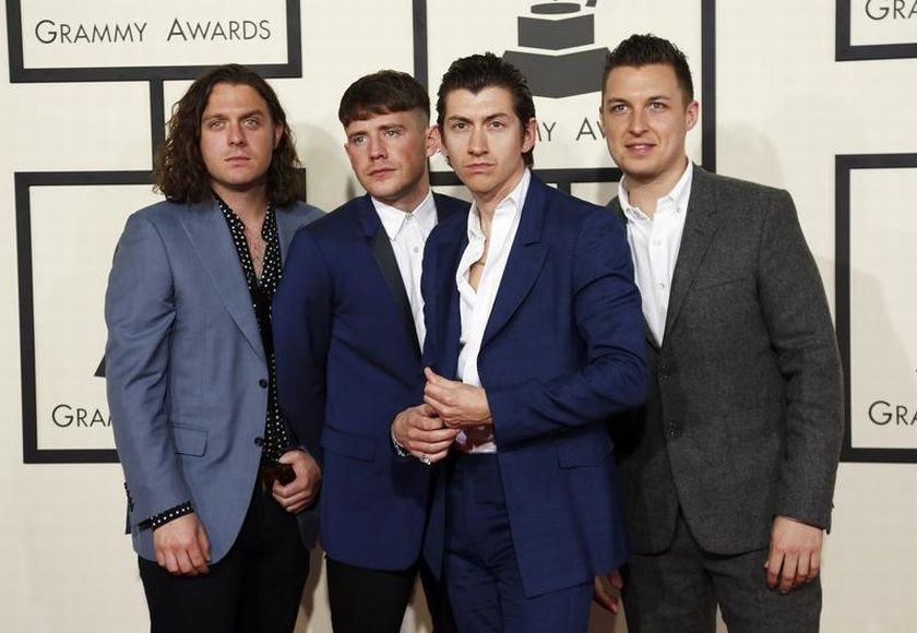 Musical group The Arctic Monkeys arrive at the 57th annual Grammy Awards in Los Angeles, California February 8, 2015. u00e2u20acu201d Reuters pic