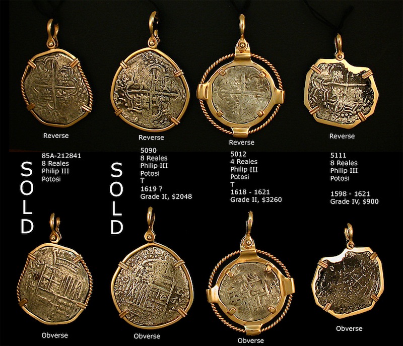 A vast array of the unique treasure is on display at the Mel Fisher Maritime Museum in Key West, Florida and at a private museum in Sebastian, Florida.