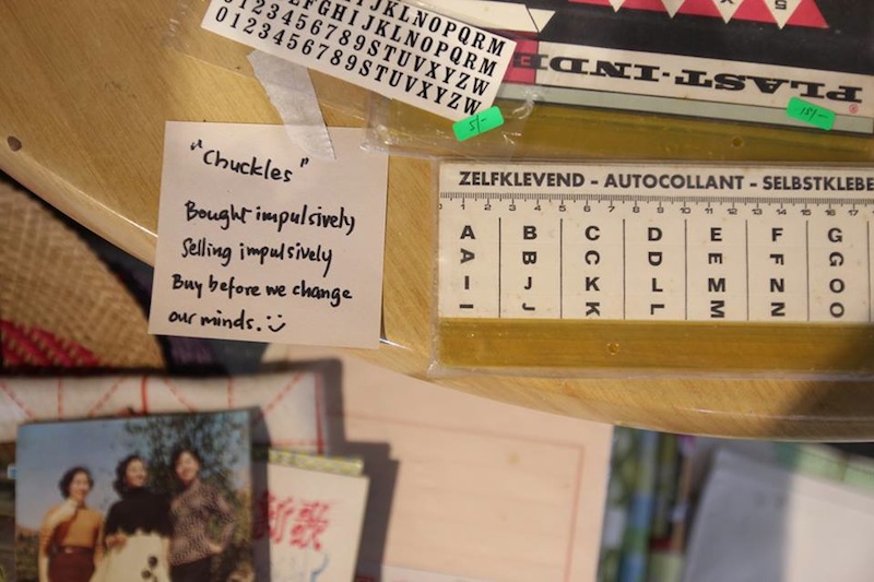 Personalised messages from the Lelong's founders added a touch of personality to Lelong's items. u00e2u20acu201du00c2u00a0Picture courtesy of Awesome Canteen