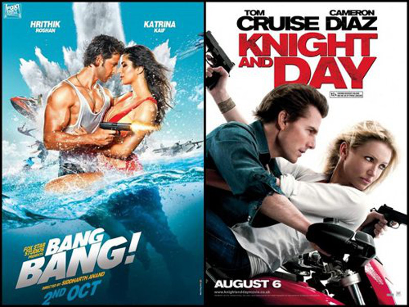 Hrithik Roshan and Katrina Kaif starred in 'Bang Bang', a remake of 'Knight and Day', starring Tom Cruise and Cameron Diaz.