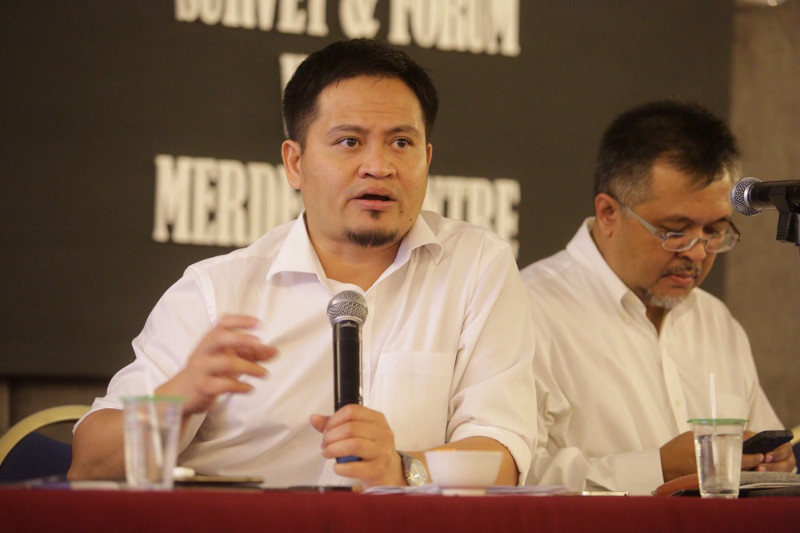 Dr Mohd Faisal Hazis from Unimas speaks at the Sarawak State Good Governance/Corruption survey and The Centre to Combat Corruption and Cronyism (C4) forum  with Merdeka Centre, July 27, 2015. u00e2u20acu201d Picture by Choo Choy May