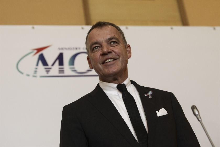 MAS CEO, Christopher Mueller at the MH17 press conference in Sepang, Selangor, July 11, 2015. u00e2u20acu201d Picture by Yusof Mat Isa