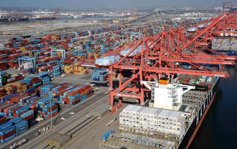 Cranes and containers sit at the Ports of Los Angeles and Long Beach, California in this February 6, 2015, file photo. US President Barack Obama now has 'fast-track' power to negotiate trade deals u00e2u20acu201d Reuters pic