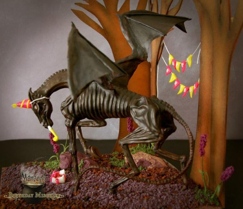 Corinna Maguire’s piece takes after a thestral. ― Picture by Corinna Maguire