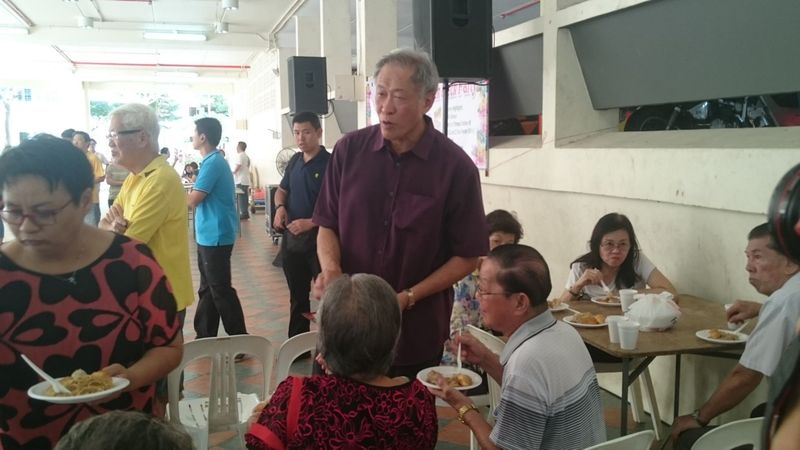 Peopleu00e2u20acu2122s Action Party organising secretary Ng Eng Hen at a community event in his Bishan-Toa Payoh constituency. u00e2u20acu201d TODAY pic