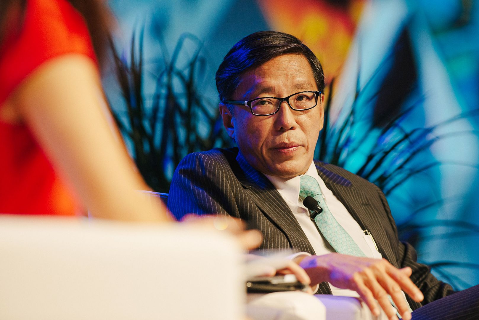 Ho Kwon Ping speaking at the DBS Asian Insights Conference. u00e2u20acu201d TODAY pic