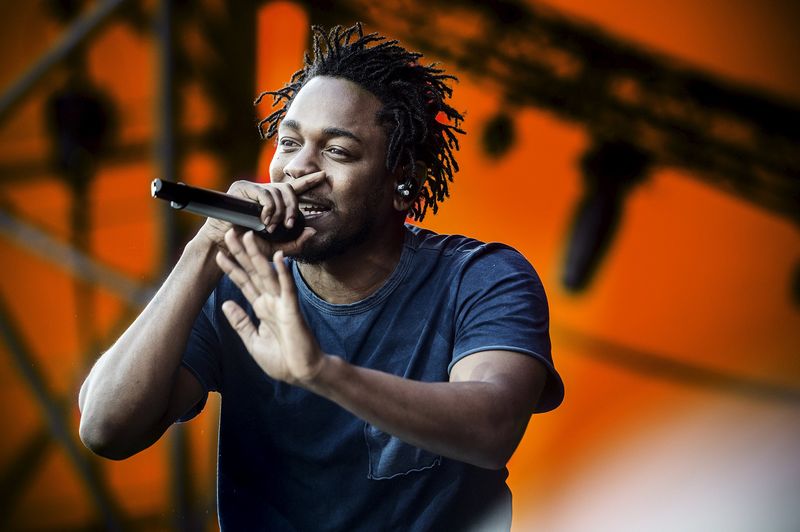 Kendrick Lamar at the Orange Stage, Roskilde Festival in Denmark, July 4, 2015. u00e2u20acu201d Reuters pic 