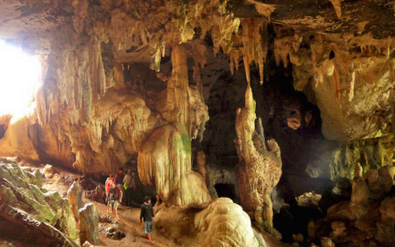 Cave of the Big-Headed Ghost, where you can see impressive stalactites and stalagmites. — TODAY pic