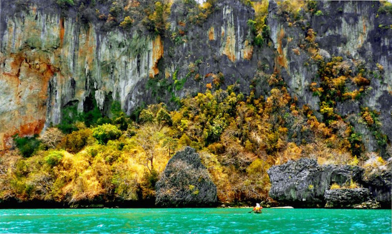 Go for a lovely kayak expedition to Ao Thalane, and start your journey at its blue bays, where towering cliffs is just one of its many sights. u00e2u20acu201d TODAY pic