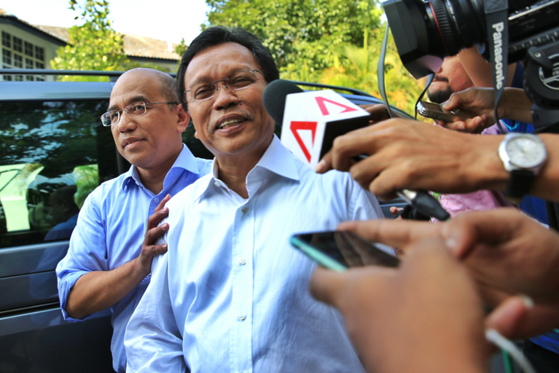 Datuk Seri Mohd Shafie Apdal speaks to reporters in Kuala Lumpur, July 28, 2015. u00e2u20acu201d Picture by Saw Siow Feng