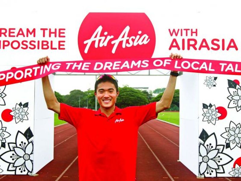 Mok Ying Ren signed a three-year deal worth S$100,000 with low-cost carrier AirAsia last year. u00e2u20acu2022 Today pic