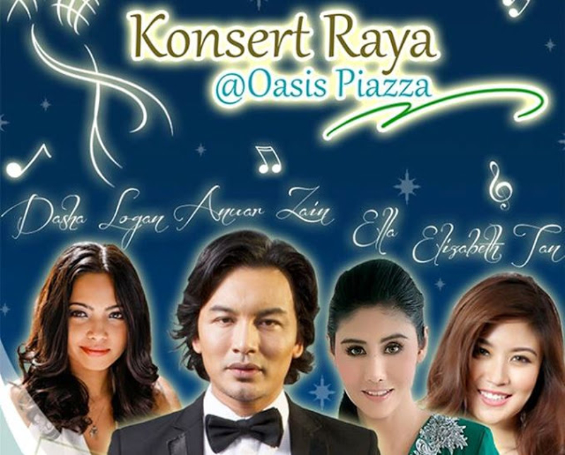 The poster for the free concert at Oasis Piazza. u00e2u20acu201d Picture by TheHive.Asia