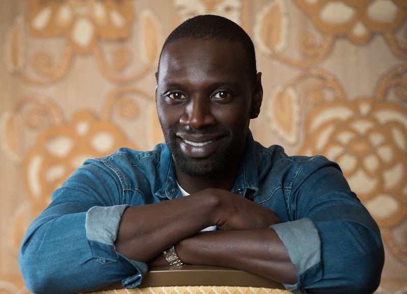 French actor Omar Sy poses during the press day for the movie 'Samba,' in Beverly Hills, on July 20, 2015. u00e2u20acu201d AFP pic