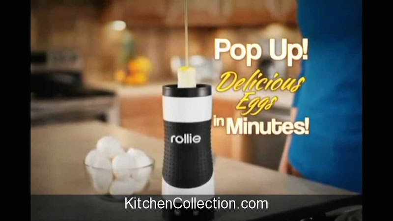 The Rollie Eggmaster touts itself as the new way to prepare eggs. — Screen grab from YouTube