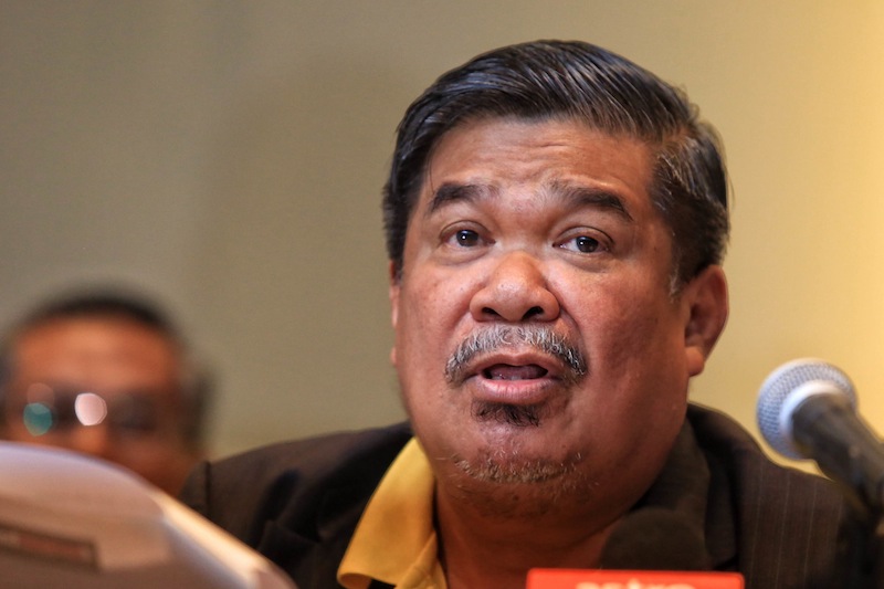 Mat Sabu addresses the Gerakan Harapan Baru meeting in Kuala Lumpur, July 13, 2015. u00e2u20acu201d Picture by Saw Siow Feng