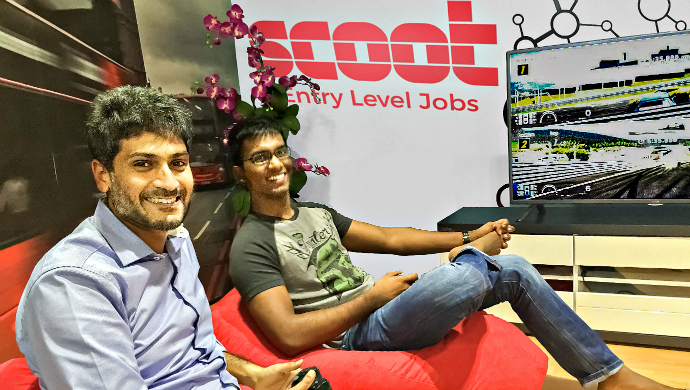 The Scoot founding team: Asim Qureshi (left) and Daniel Joshuia.