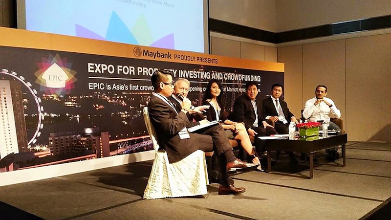 Panellists for Expo for Property, Investing and Crowdfunding conference. u00e2u20acu201d TODAY pic