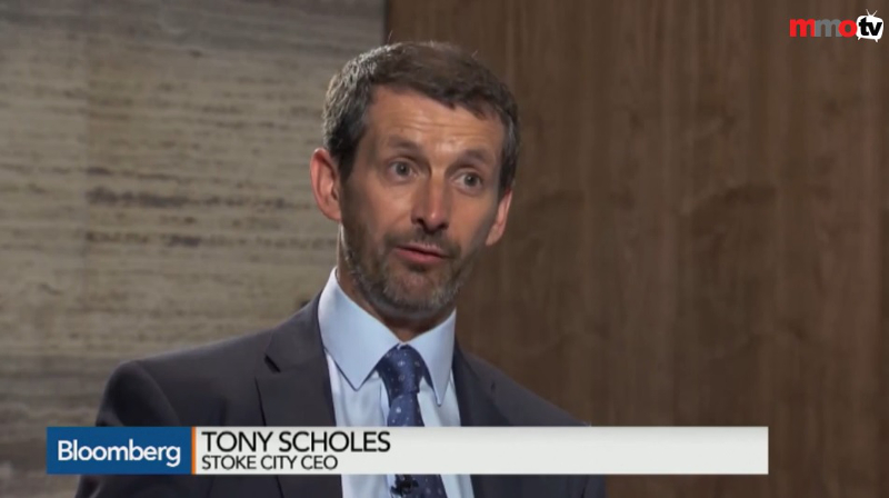 Stoke City's CEO Tony Scholes speaks to Bloomberg's Haslinda Amin on the club's plans to boost their profile in Singapore and Asia. u00e2u20acu201d Bloomberg pic