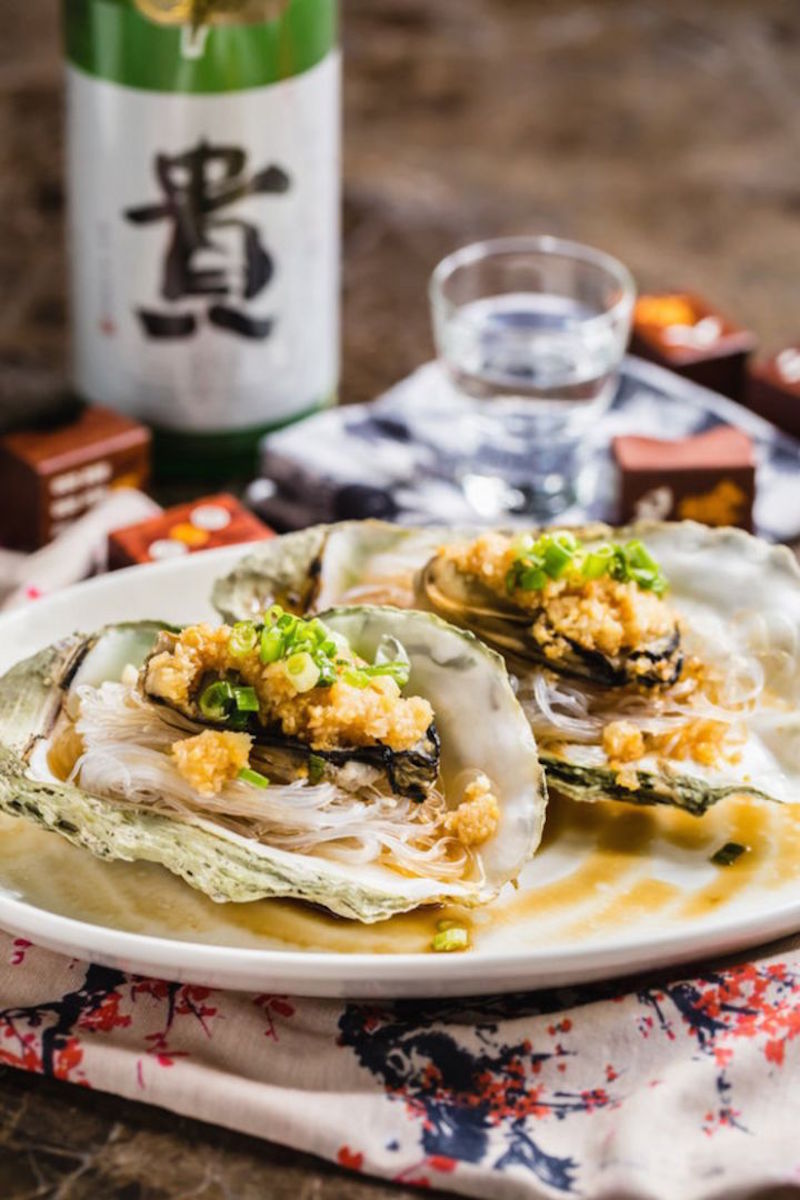 Steamed Canadian oysters with vermicelli and garlic sauce. — TODAY pic
