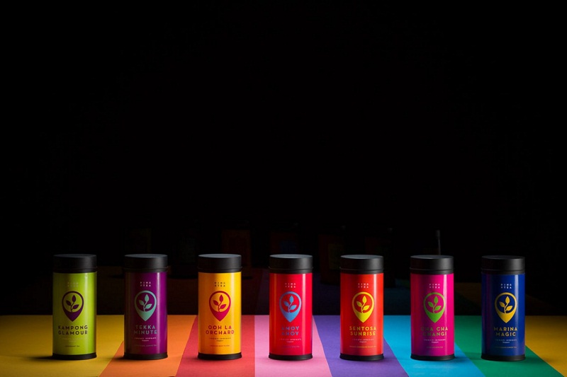 The seven tea blends from Pin Tea are inspired by hoods from Tekka to Changi. — TODAY pic