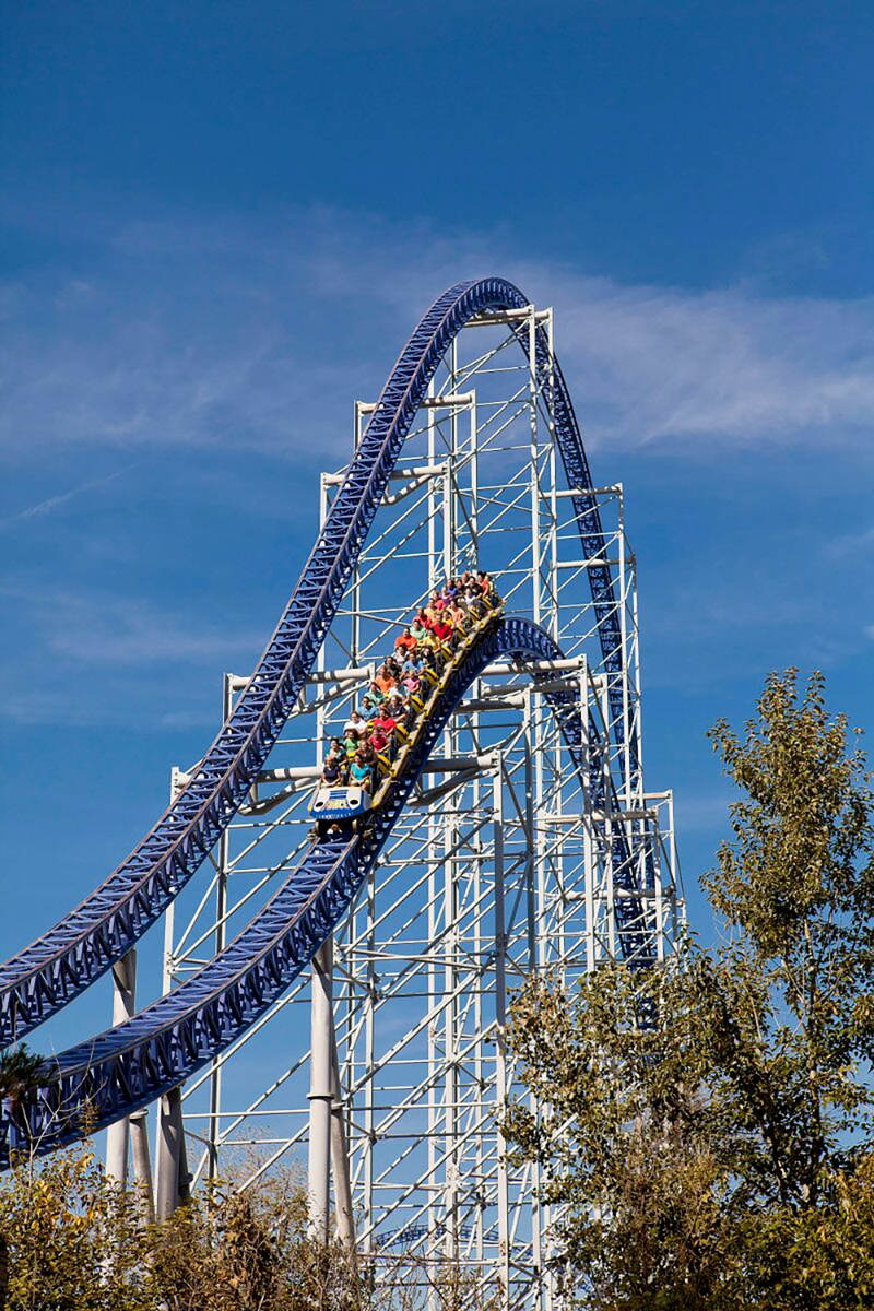 The Millennium Force roller coaster, with a height of 310 feet and top speed of 93 mph, at Cedar Point in Sandusky, Ohio. — Pic by Cedar Point, Sandusky, Ohio via The New York Times