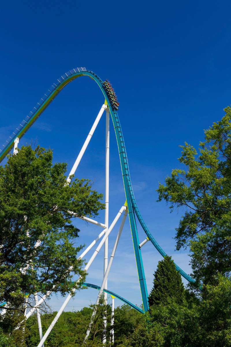 The Fury 325, with a height of 325 feet and a top speed of 95 mph, at Carowinds in Charlotte, North Carolina. — Handout pic via The New York Times