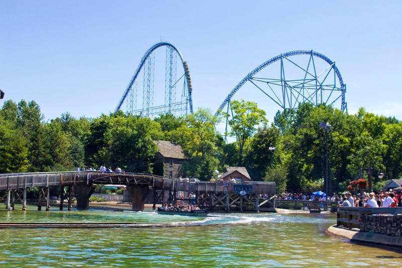 The Millennium Force roller coaster, with a height of 310 feet and top speed of 93 mph, at Cedar Point in Sandusky, Ohio. — Cedar Point, Sandusky, Ohio via The New York Times