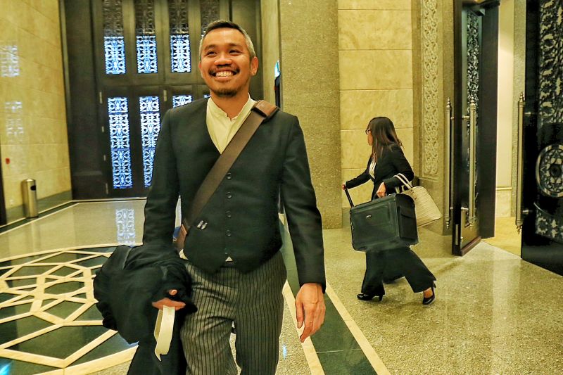 Fahri Azzat is the lawyer for the alleged sexual harasser in a test case at the Federal Court. u00e2u20acu2022 Picture by Saw Siow Feng