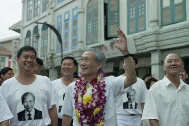 Veteran actor Lim Kay Tong as the late Singaporean Prime Minister Lee Kuan Yew in u00e2u20acu02dc1965u00e2u20acu2122. u00e2u20acu201d CinemaOnline pic
