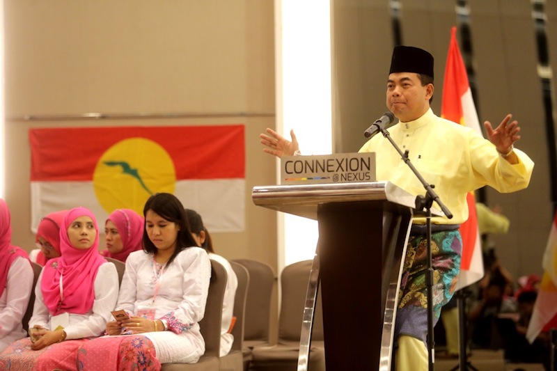 Datuk Abdul Aziz Kaprawi opens Lembah Pantai Umno Division delegates meetings at Grand Ballroom Nexus,Bangsar South City. u00e2u20acu201d Picture by Choo Choy May