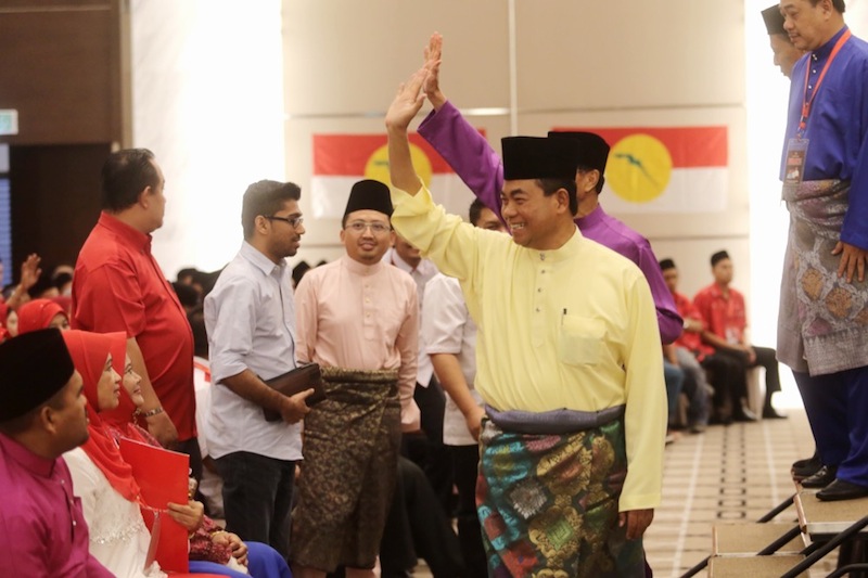 Datuk Abdul Aziz Kaprawi opens Lembah Pantai Umno Division delegates meetings at Grand Ballroom Nexus,Bangsar South City. u00e2u20acu201d Picture by Choo Choy May