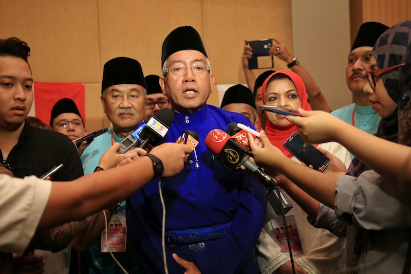 Education Minister Datuk Seri Mahdzir Khalid hold a press conference. u00e2u20acu201d Picture by Saw Siow Feng